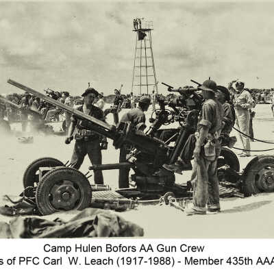 Camp Hulen Bofors AA Gun Crew