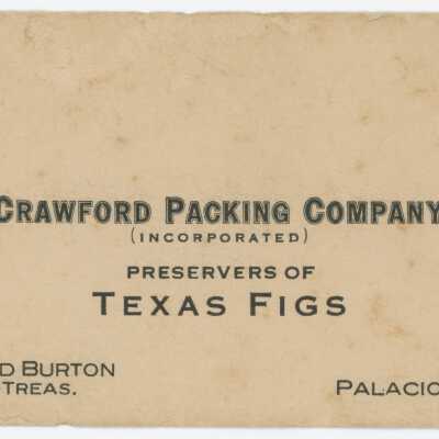 Crawford Packing Company Business Card