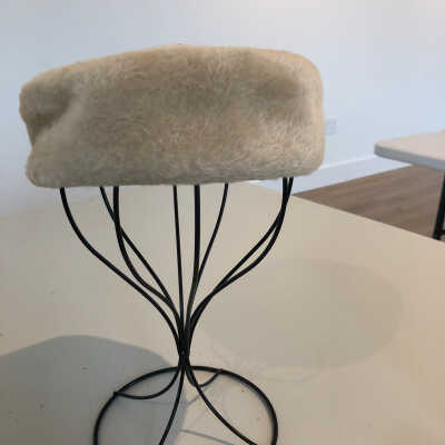 White Fur Hat