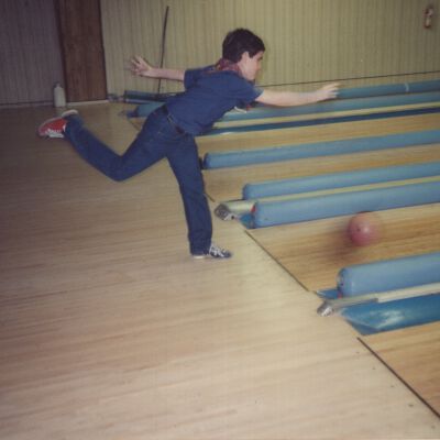 Boy Bowling
