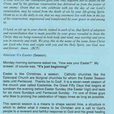 Newsletter April 2005
