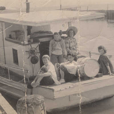 A group of women on boat
