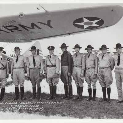 Major General Parker and Officers of 36th Division