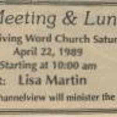 Ladies Meeting and Luncheon