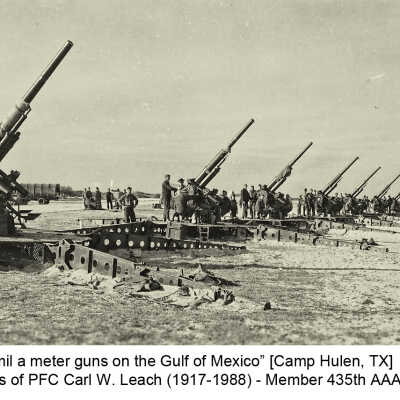 90 mil a meter guns on Gulf of Mexico