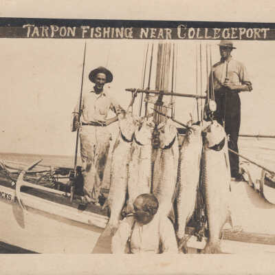 Tarpon Fishing Near Collegeport, Texas