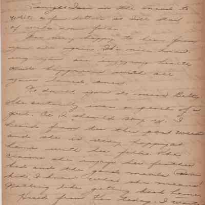 Letter Martha to Rev. & Mrs. McGehee 1944