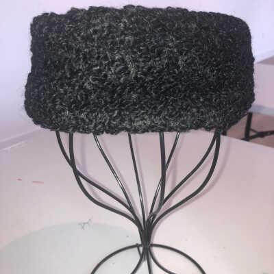 Black Wool Hat