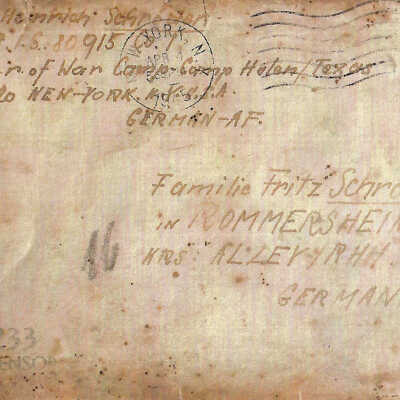 Envelope Prisoner of War