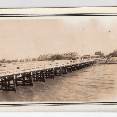 Luther Hotel from pier