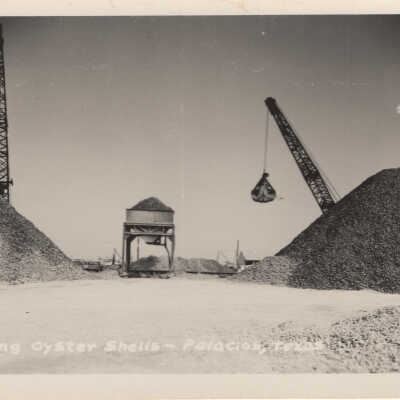 Loading Oyster Shells
