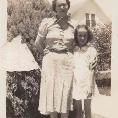 Elsie and adolescent Claire Joy Luther