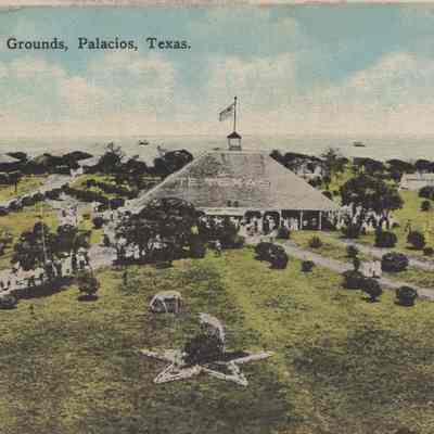 BYPU Grounds, Palacios postcard