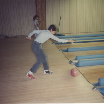 Boy Bowling