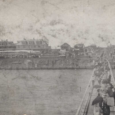 View of Palacios from Pavilion Pier