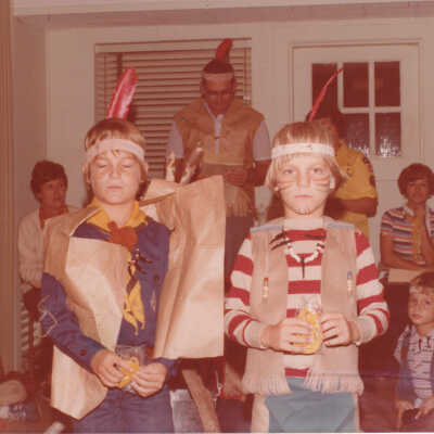 Dressed as Indians