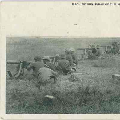 Machine Gun Squad of T.N.G. at Camp Hulen