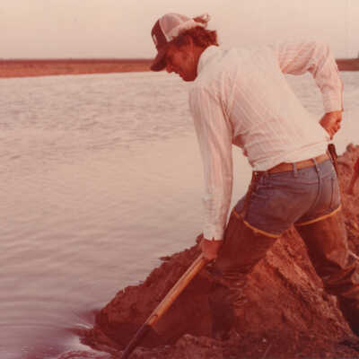 Dick Opening Levee to 2nd Field