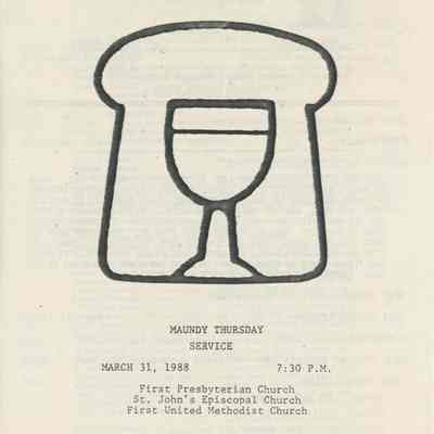 Maundy Thursday Service