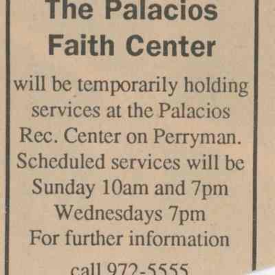 The Palacios Faith Center