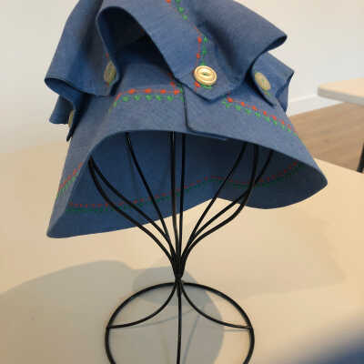 Blue Cloth Hat