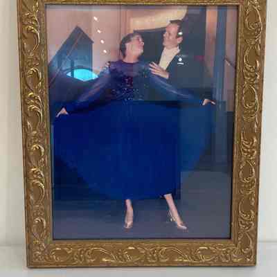 Claire and Jack Findley dancing