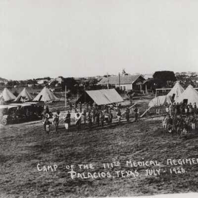 Camp of the 111th Medical Regiment