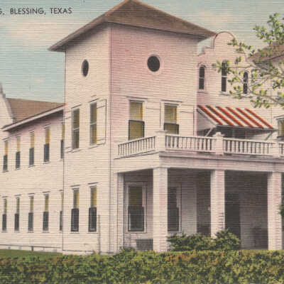 Hotel Blessing Postcard