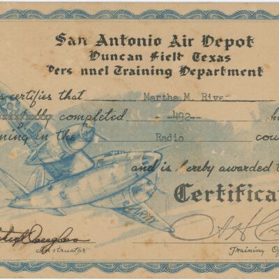 San Antonio Air Depot Personnel Training Department