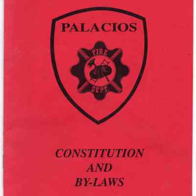 Palacios Fire Department Constitution and By-Laws