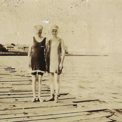 Two Ladies in Swimsuits