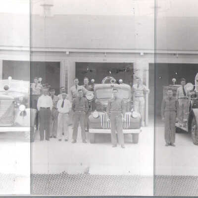 Camp Hulen Firefighters and Fire Trucks