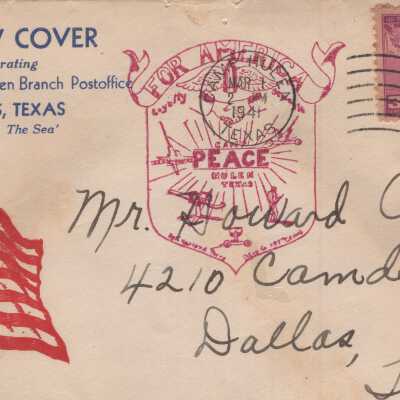 First Day Cover Envelope