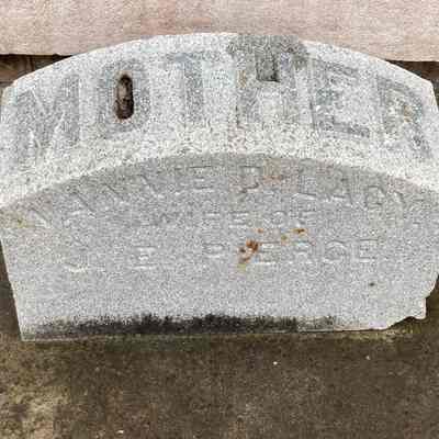 Gravestone of Nancy Lacy Pierce