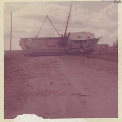 Shrimp Boat on Street
