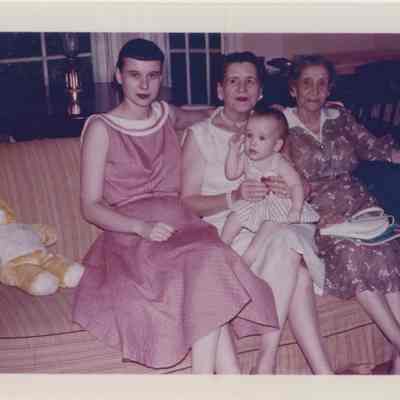 Claire Joy and Elsie w/ a baby and a grandma?