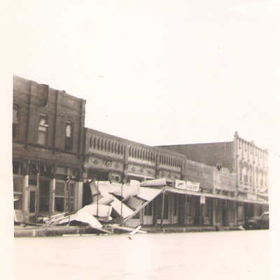 Hurricane Damage on Commerce Street