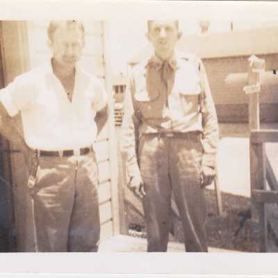 Mathew O. Burton and Lt. Daniel Crockett