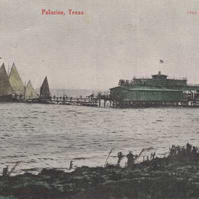 Pavilion and Sailboats