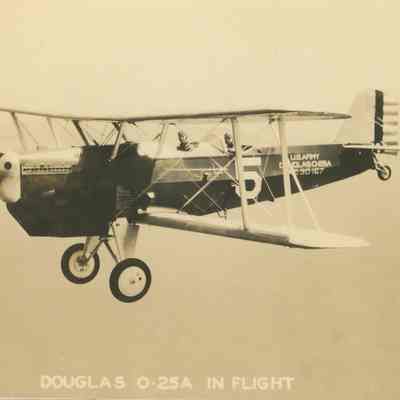 Douglas O-25A in Flight