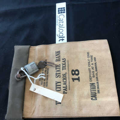 The City State Bank of Palacios Money Bag 18