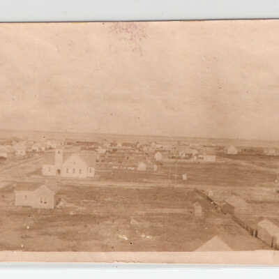 Street scene, looking East from water tower