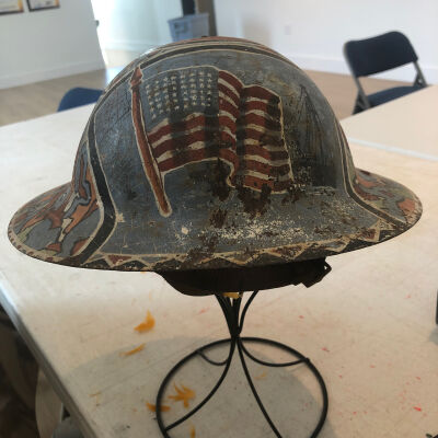 Painted Metal Military Helmet