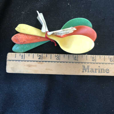 3 Plastic Spoons from the 1920s