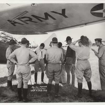General Parker and Airplane