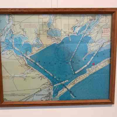 Map of Matagorda Bay