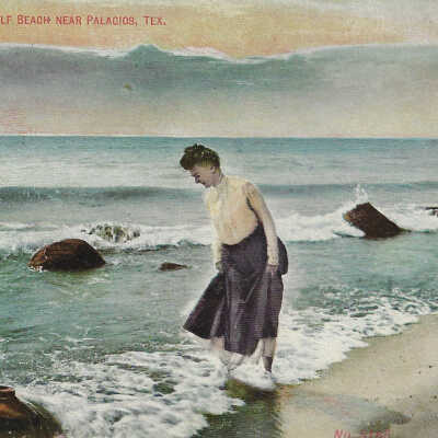 Along the Gulf Beach near Palacios, Tex