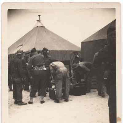 Receiving Ammunition at Camp Hulen