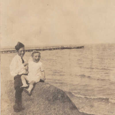 Kids at the beach