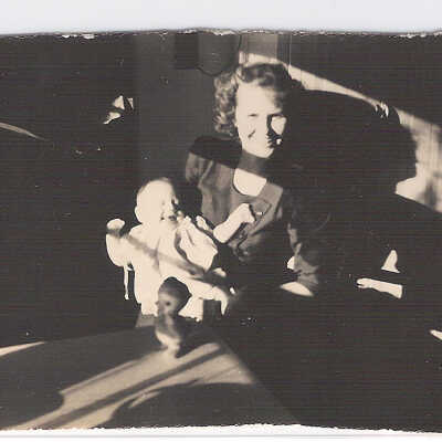 Woman and baby